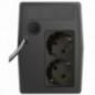 UPS Spacer Line Int fara management- 800VA/ 480W- AVR- 2 x socket Schuko- indicatie status cu LED- 1 baterie 12V/9Ah- bateria