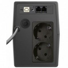 UPS Spacer Line Int cu management- LCD- 800VA/ 480W- AVR- 2 x socket Schuko- display LCD- 1 x baterie 12V/9Ah- conector USB- c