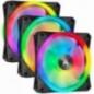 VENTILATOR CORSAIR- pt PC- 120 mm- 1500 rpm- LED RGB- pack 3 ventilatoare- CO-9050098-WW