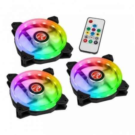 SET 3 ventilatoare Raijintek- 120 mm 1800 rpm- LED ARGB- conector 3 pin - 4 pin- 0R40B00112