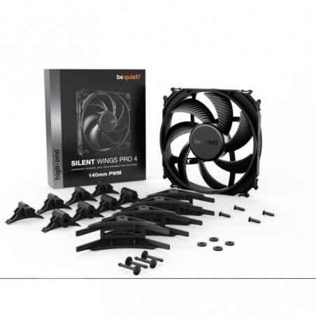Ventilator be quiet! SILENT WINGS 4140mm 2400 rpm- Fluid Dynamic Bearing- 4-pin PWM- - BL099timbru verde 018 lei)