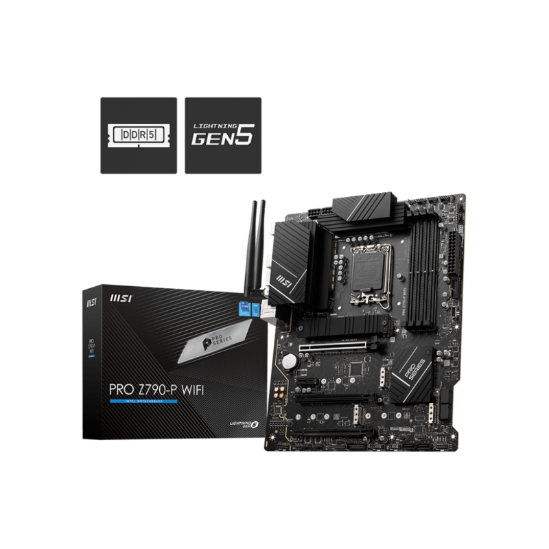 MSI PRO Z790-P WIFI LGA1700 ATX MB DDR5 3xPCI-Ex 16 6xSATA PRO Z790-P WIFI