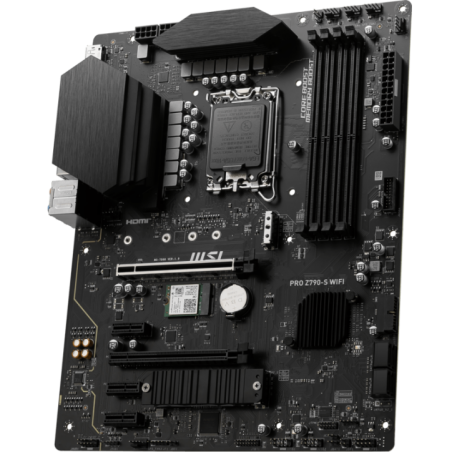 MSI PRO Z790-S WIFI - LGA 1700- INTEL Z790- 4xDDR5- Dual Channel DDR4 up to 7200(OC)MHz- 30x16 slot- 4xM2 slots- 1xUSB 32 Gen 2T