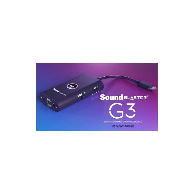 PLACI de SUNET Creative Sound Blaster G3 - USB-C Multi Platform SoundCard 70SB183000000