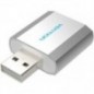 PLACI de SUNET Vention USB External Sound Card Silvery Metal Type- VAB-S13timbru verde 008 lei)