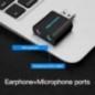 PLACI de SUNET Vention USB External Sound Card Black Metal Type- VAB-S17-Btimbru verde 008 lei)