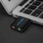 PLACI de SUNET Vention USB External Sound Card Black Metal Type- VAB-S17-Btimbru verde 008 lei)