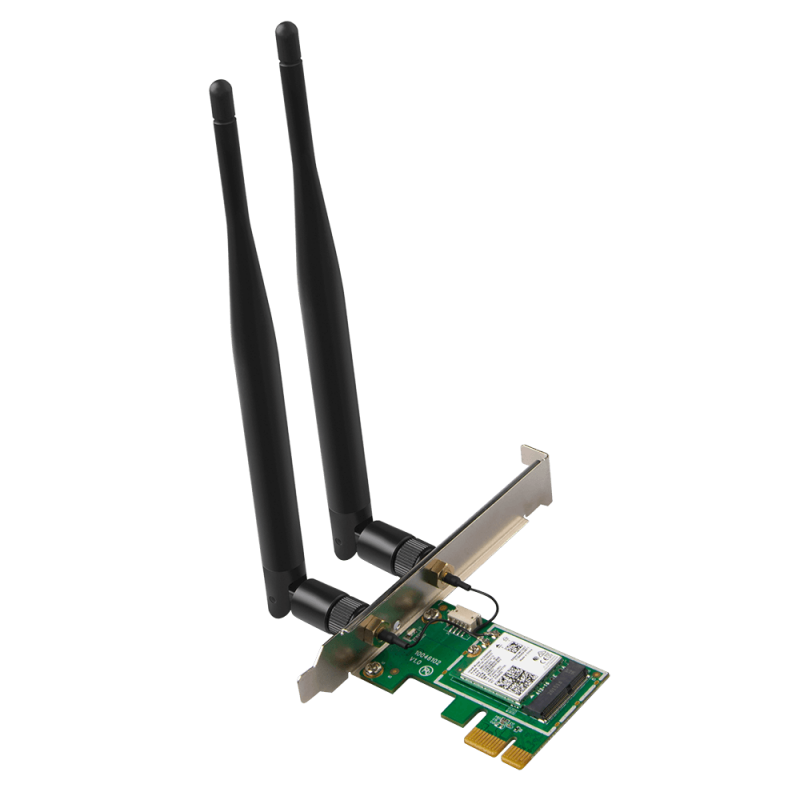 ADAPTOR RETEA Tenda AX3000 bluetooth 50- intern wireless dual band- 3000 Mbps- antena externa x 2- Wi-Fi 6 E30
