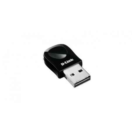 ADAPTOR RETEA D-LINK nano- extern wireless 24 GHz- USB 20- port- 150 Mbps- antena interna x 1- DWA-131timbru verde 018 lei)