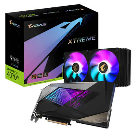 VGA AORUS GeForce RTX 4070TI 12G XW GV-N407TAORUSX W-12GD