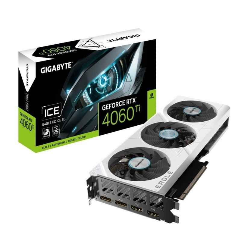 VGA PCIE16 RTX4060TI 8GB GDDR6/N406TEAGLEOC ICE-8GD GIGABYTE GV-N406TEAGLEOC ICE-8GD