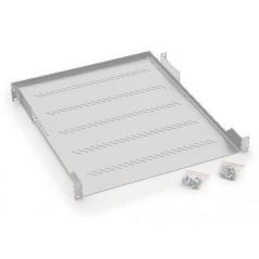 RAFT FIX perforat TRITON 1U- pt rack 19 inch- adancime 750 mm- sarcina maxima 80 Kg- gri- RAC-UP-750-A1
