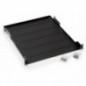 RAFT FIX perforat TRITON 1U- pt rack 19 inch- adancime 750 mm- sarcina maxima 80 Kg- negru- RAB-UP-750-A4