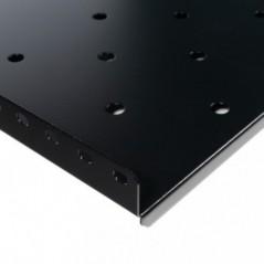 RAFT FIX SPACER 1U pentru rack 19- adancime 425mm- sarcina maxima 60Kg- vopsea antistatic- otel 12mm- black- SPSF-1U425-BK-03