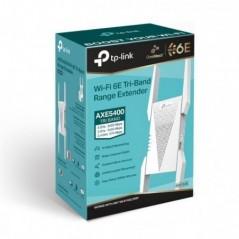 RANGE EXTENDER TP-LINK wireless 5400Mbps- 1 port Gigabit- 4 antene externe- 24 / 5 si 6 GHz triple band- Wi-Fi 6- RE815XEtimbr