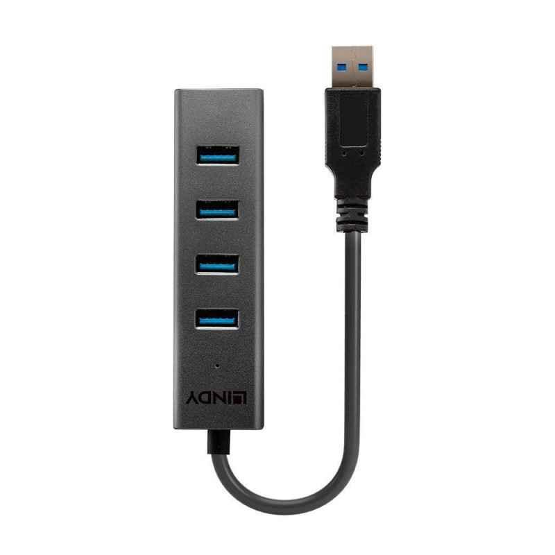 HUB USB Lindy 4 Port USB 30 LY-43324timbru verde 018 lei)
