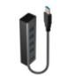 HUB USB Lindy 4 Port USB 30 LY-43324timbru verde 018 lei)