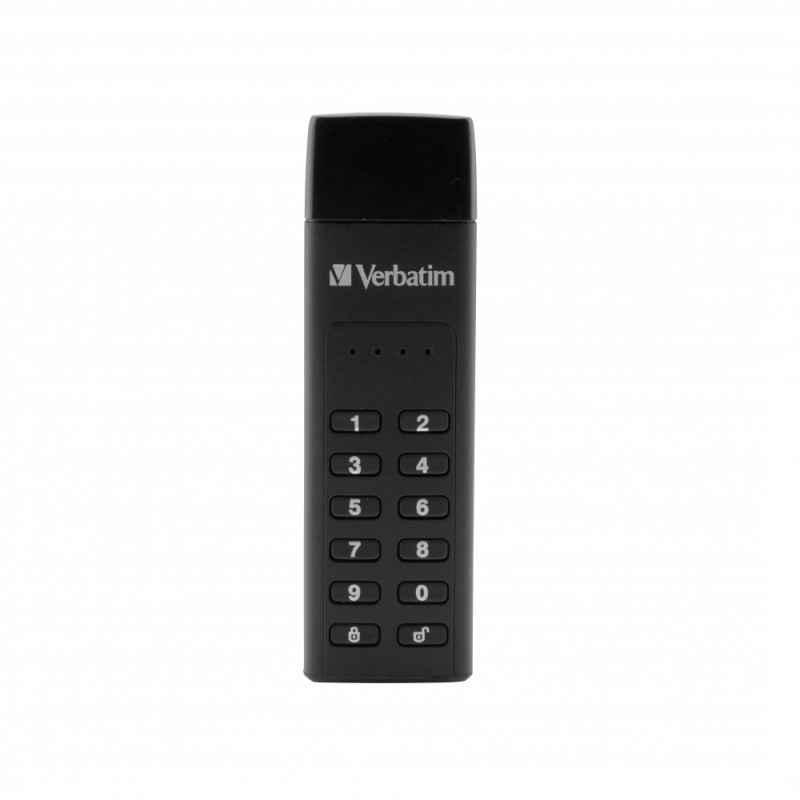 MEMORII USB Verbatim VER 49428 KEYPAD SECURE USB 30 DRIVE- 49428timbru verde 003 lei)