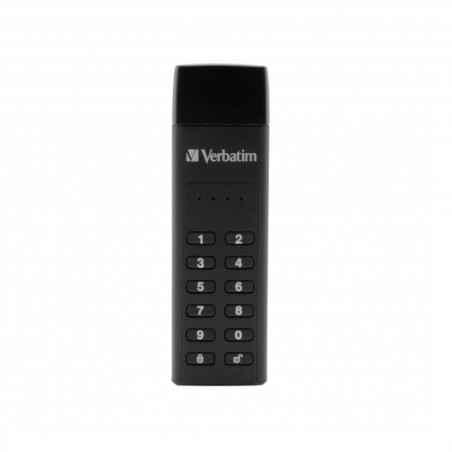 MEMORII USB Verbatim VER 49428 KEYPAD SECURE USB 30 DRIVE- 49428timbru verde 003 lei)