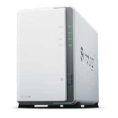 SYNOLOGY DS223J 2-Bay NAS RTD1619 1GB RAM DS223Jtimbru verde 4 lei)