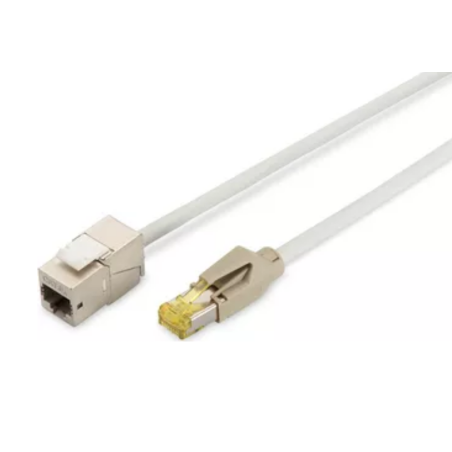 DIGITUS Consolidation-Point Cable DRAKA UC900 HRS TM31 CAT 6A Keystone Module 5 m color grey DK-1741-CP-050 timbru verde 008 lei