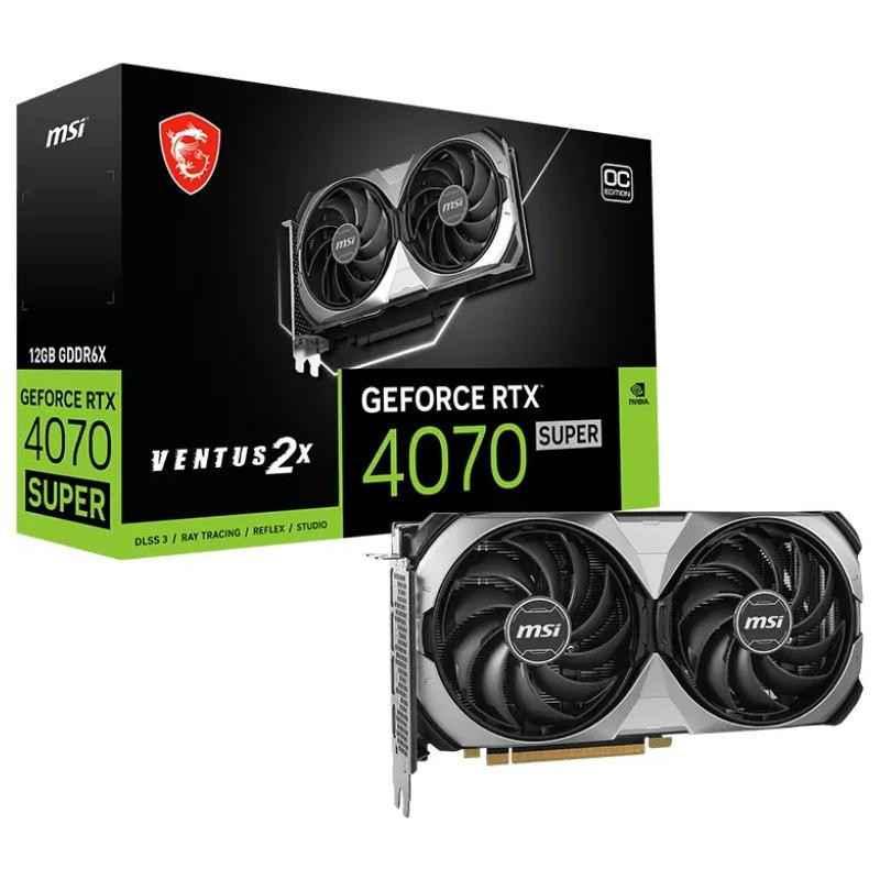 PLACI VIDEO MSI GeForce RTX 4070 SUPER 12GB VENTUS 2X OC GEFORCE RTX 4070 SUPER 12G VENTUS 2X OC