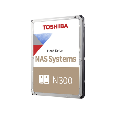 HDD NAS TOSHIBA N300 10TB CMR- 35- 256MB- 7200RPM- SATA- RV Sensor- TBW: 180 HDWG11AUZSVA