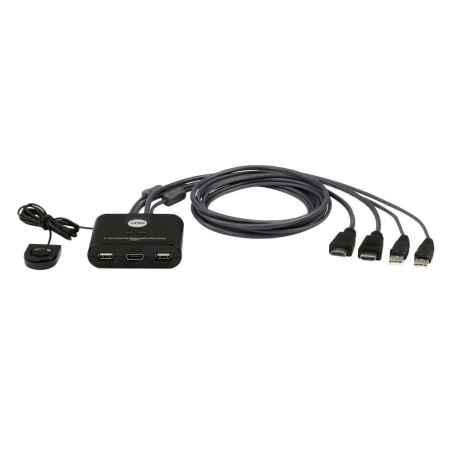 NET SWITCH KVM USB HDMI 2PORT/FHD CS22HF-AT ATEN CS22HF-ATtimbru verde 200 lei)