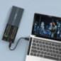 Rack HDD Qoltec M.2 SSD SATA NVMe USB-C (Type C) DUAL 2 x 2TB negru