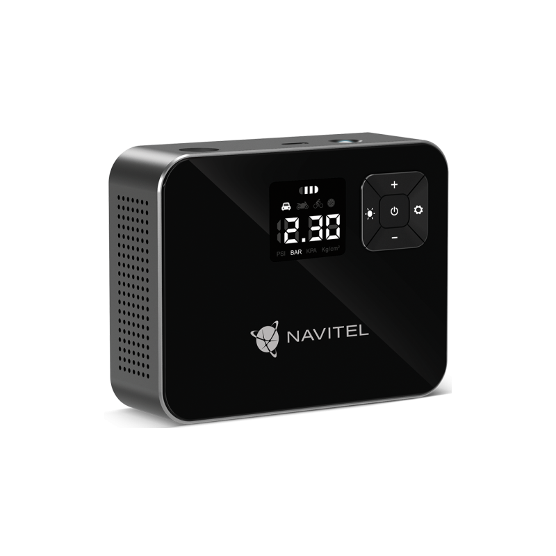 Compresor Navitel Auto-Moto- cu acumulator- LED light- 827 bar AIR 15 AL timbru verde 08 lei)