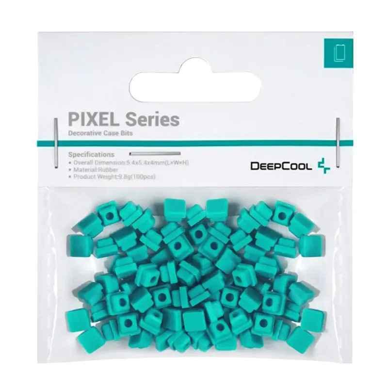 Accesoriu decorativ pt carcasa DeepCool PIXEL GB- silicon- 54x54x4mm- pachet 100 buc- verde- R-PIXEL-GB100-G-1 6933412796718