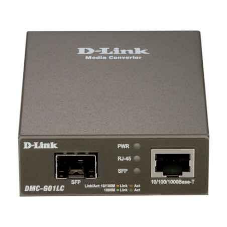 MEDIA CONVERTOR D-LINK RJ45 10/100/1000 Mbps la fibra- Fu60-Duplex DMC-G01LC( include timbru verde 05 Lei )