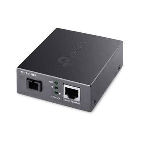 MEDIA CONVERTOR TP-LINK 1 x Gigabit RJ45 WDM Half-Duplex/Full-Duplex- SC single-mode fiber- 1Ã Gigabit SC Fiber Port- pana la 2