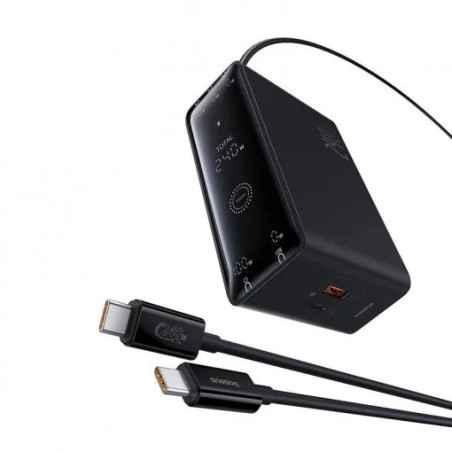 INCARCATOR RETEA Baseus Digital GaN Intelligent- Quick Charge 240W- 1 x AC- 3 x USB Type-C Output 5V/3A- 1 x USB- lungime cablu