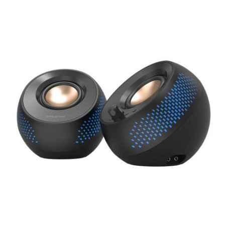 CREATIVE PEBBLE X USB-C 20 Speakers w/Bluetooth 53- RGB Lighting- Aux- black 51MF1715AA000timbru verde 08 lei)
