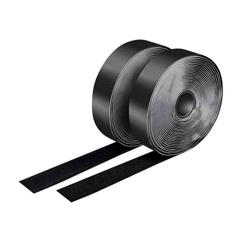 SET curele autoadezive Logilink- tip Velcro- 500 cm x 25 cm- negru- KAB0080