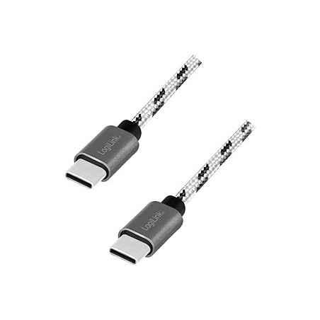 CABLU alimentare si date LOGILINK- pt smartphone- USB 20 Type-CT) la USB 20 Type-CT)- set de 3 cabluri: 05/1/2m- premium- cablu