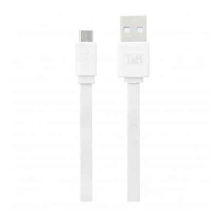 TNB FLAT MICRO USB CABLE 30CM - WHITE CBMUSB03WHtimbru verde 008 lei)