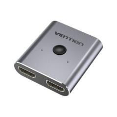 SWITCH video Vention- HDMI(M) la 2 x HDMI(M)- bi-directional- rezolutie 4K la 60Hz- aluminiu- gri- AFUH0timbru verde 008 lei) -