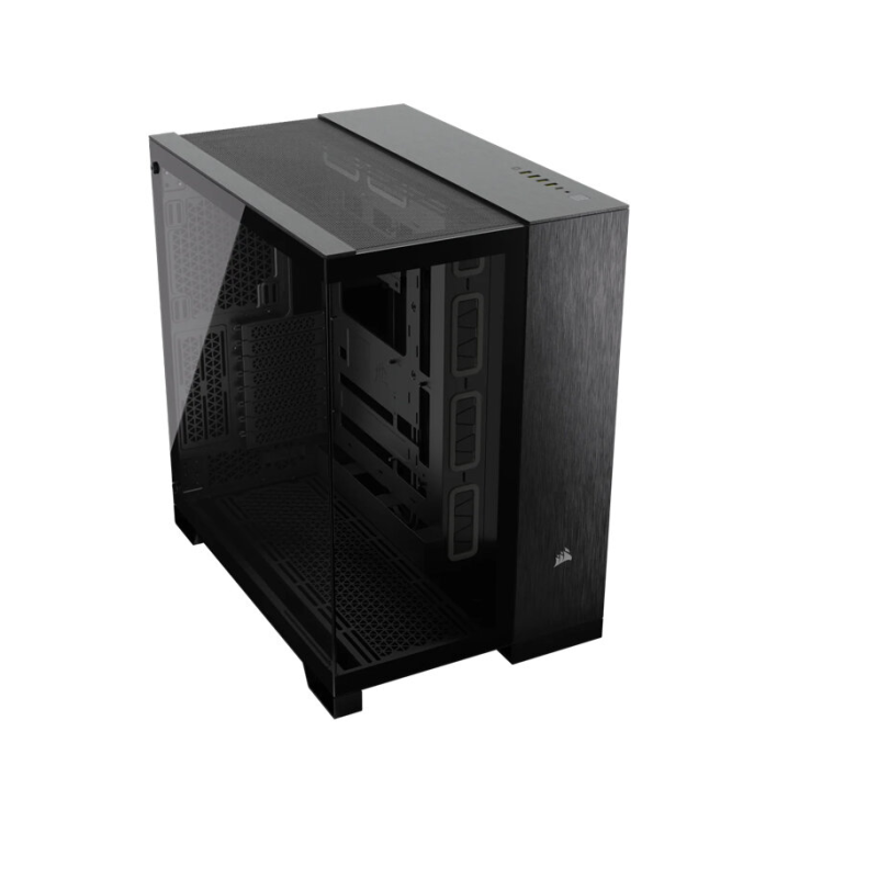 CarcasCarcasa Corsair 6500X- Mid-Tower- Dual Chamber- ATX- Negru Obsidian CC-9011283-WWtimbru verde 024 lei)