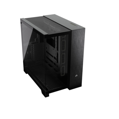 CarcasCarcasa Corsair 6500X- Mid-Tower- Dual Chamber- ATX- Negru Obsidian CC-9011283-WWtimbru verde 024 lei)