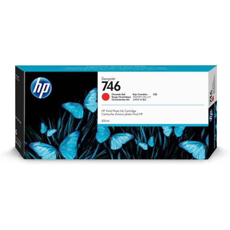 Cartus Cerneala Original HP Red- nr746- pentru DesignJet Z6-Z6dr-Z9-Z9dr- 300ml- inclTV 12 RON- P2V81A