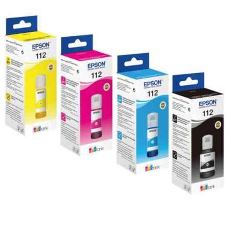 Combo-Pack Original Epson CMYK- nr112- pentru L11160-L15150-L15160- 70mlx3127mlx1- inclTV 015 RON- C13T06C64A
