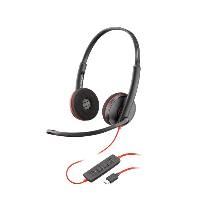 Poly Blackwire 3220 Stereo USB-C Headset USB-C/A AdapterBulk) 8X228A6timbru verde 08 lei)