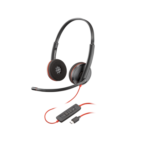 Poly Blackwire 3220 Stereo USB-C Headset USB-C/A AdapterBulk) 8X228A6timbru verde 08 lei)