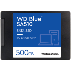 WD Blue SA510 SSD 500GB SATA III 6Gb/s cased 25inch 7mm internal single-packed WDS500G3B0A-00AXR0