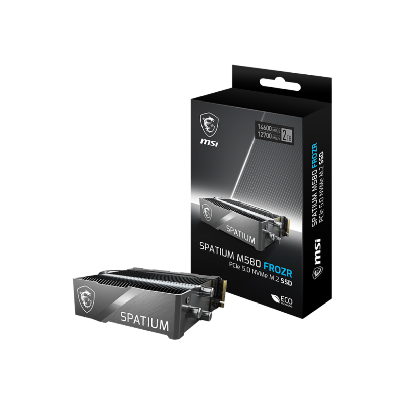 SSD MSI SPATIUM M580 PCIe 50 NVMe M2 2TB FROZR SPATIUM M580 PCIe 50 NVMe M2 2TB FROZR