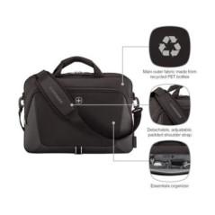Wenger- XE Brief 16- 16 Laptop Briefcase with Tablet Pocket- Black 653300