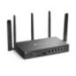 ROUTER TP-LINK VPN Gigabit- Omada 4G Cat6 AX3000 Dual-Band WiFi 6- 6 Ã Gigabit RJ45 port- 5 antene externe detasabile- ER706W-4