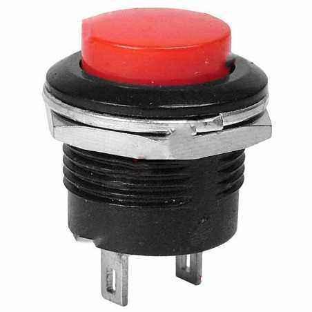 Intrerupator fara retinere - 3A/250V - 25x21 mm - rosu